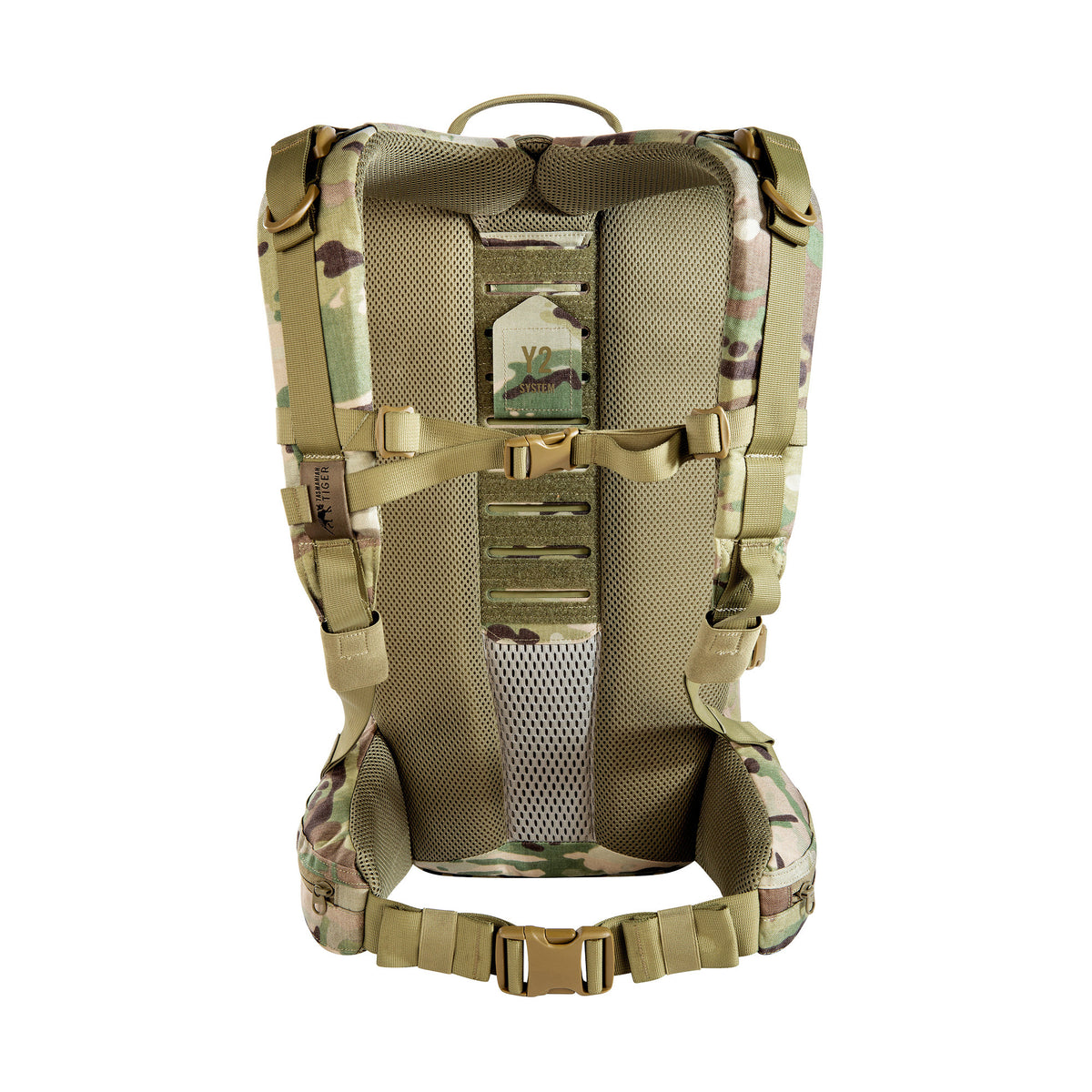Mugursoma Tasmanian Tiger Modular Combat Pack 24 SL MC Multicam — detaļas
