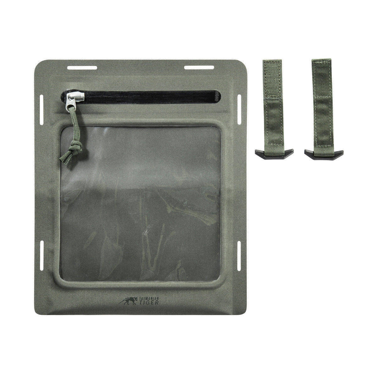 Dokumentu organizators Tasmanian Tiger W-Pouch A5 WR Stone Grey Olive — detaļas