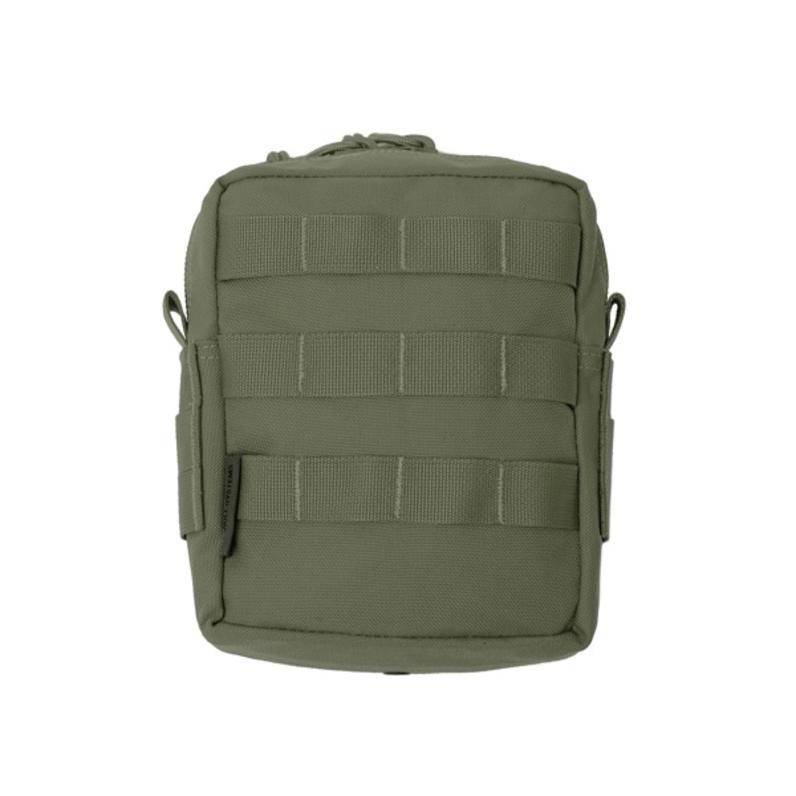 Somiņa WAS Medium MOLLE Utility Pouch Zipped Ranger Green