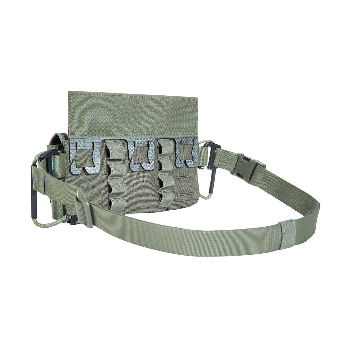 Medicīnas somiņa Tasmanian Tiger IFAK Pouch Dual VL IRR Stone Grey Olive — detaļas