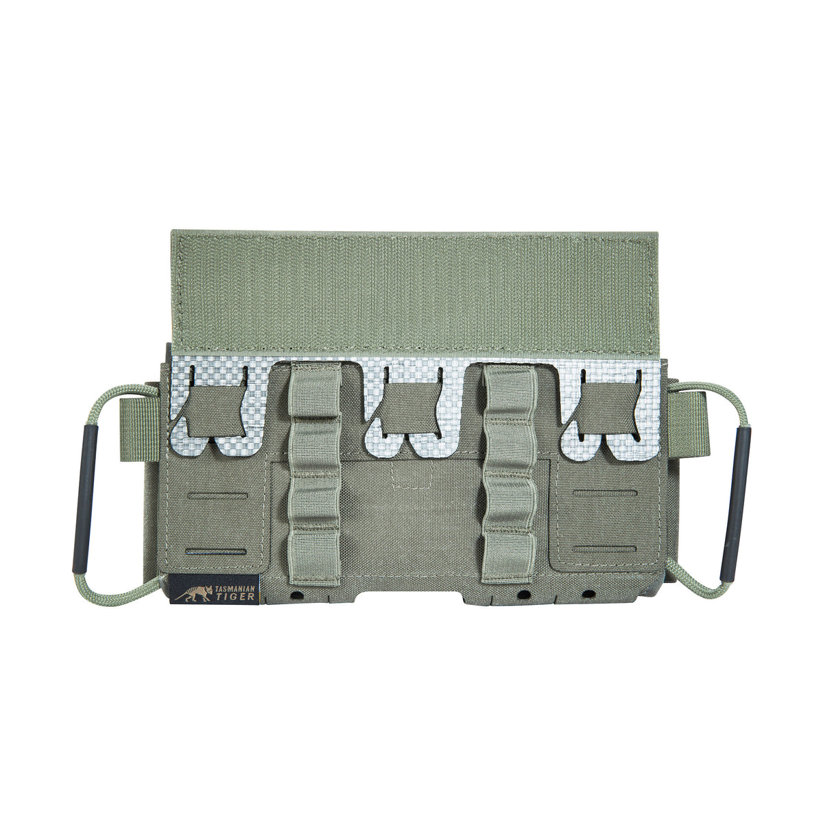 Medicīnas somiņa Tasmanian Tiger IFAK Pouch Dual VL IRR Stone Grey Olive — detaļas