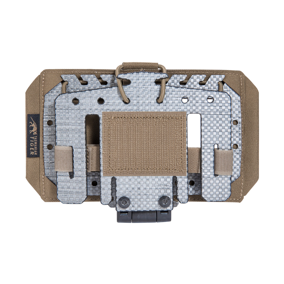 Telefona turētājs Tasmanian Tiger Foldable Phone Plate Coyote Brown — detaļas