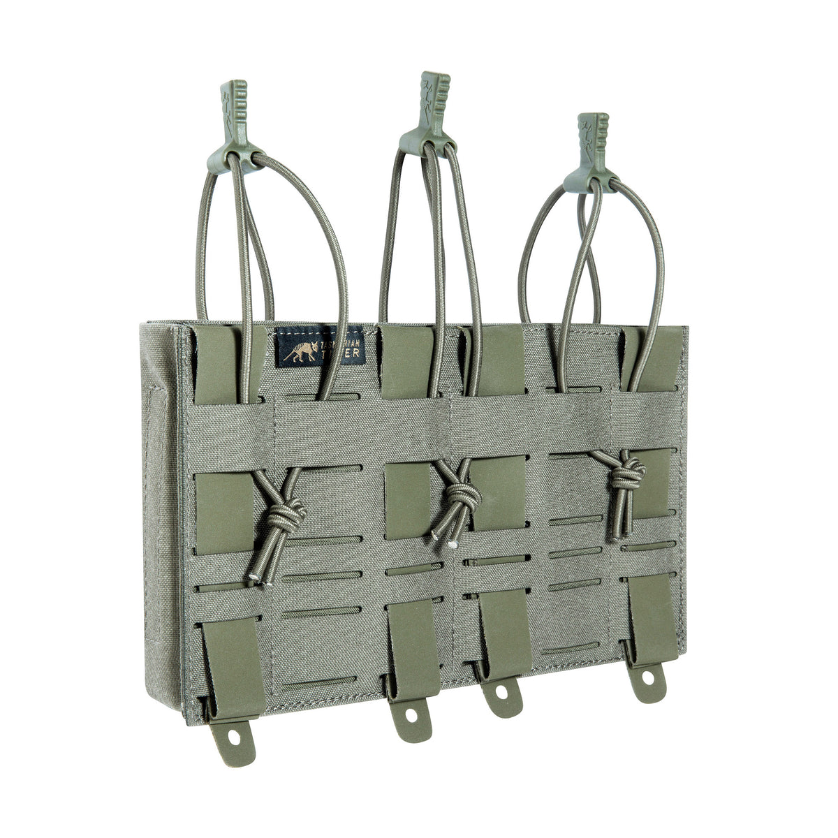 Aptversoma Tasmanian Tiger 3 SGL Mag Pouch BEL M4 MKIII IRR Stone Grey Olive — detaļas