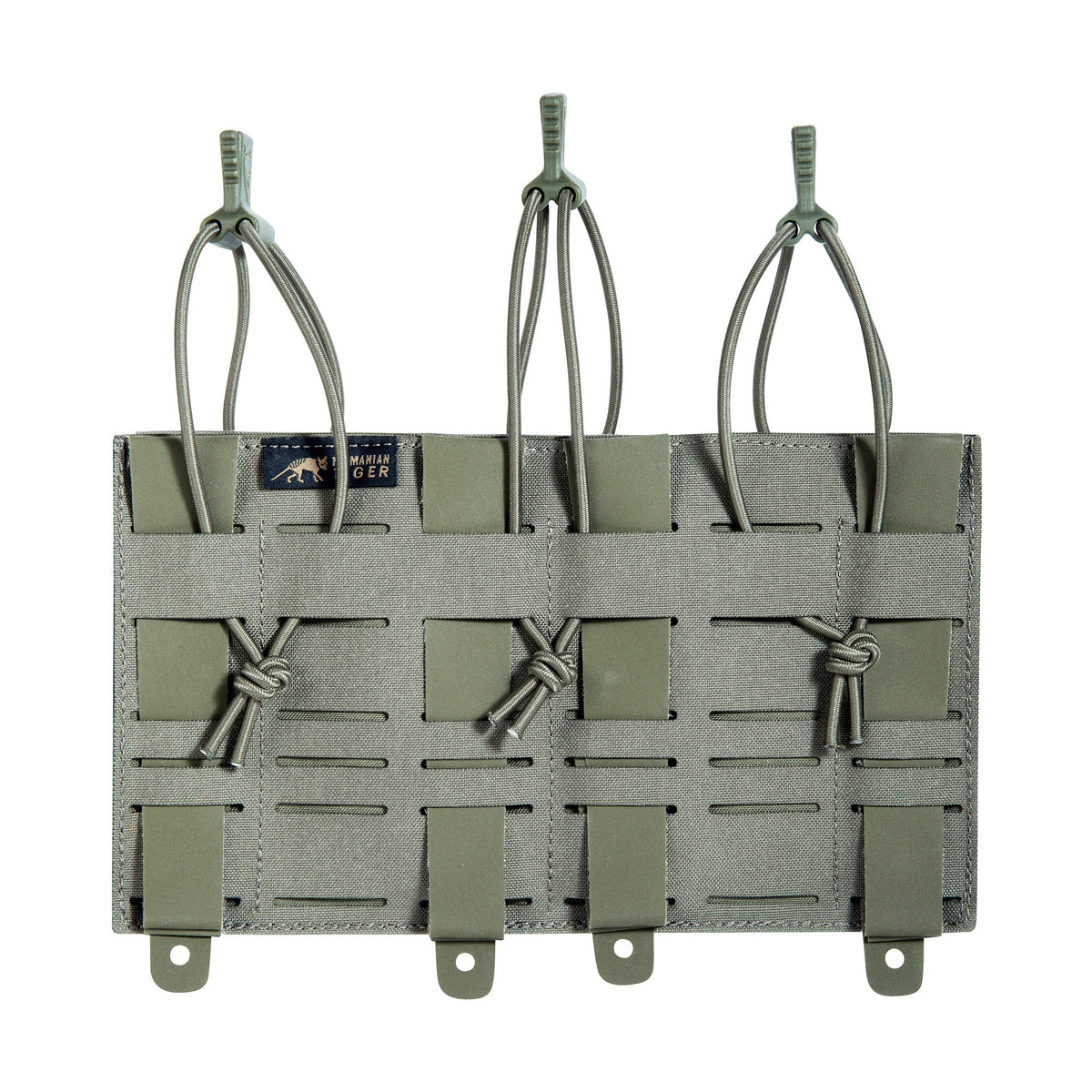 Aptversoma Tasmanian Tiger 3 SGL Mag Pouch BEL M4 MKIII IRR Stone Grey Olive — detaļas