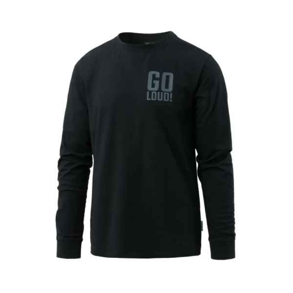 Krekls Longsleeve NO LOUD! - Cotton - Black