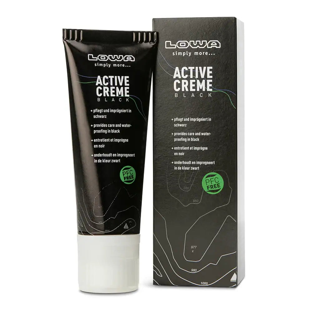 LOWA Active Creme apavu kopšanas krēms – Black, 75 ml