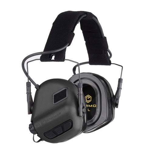 EARMOR M31 PLUS aktīvās dzirdes aizsardzības austiņas – Black