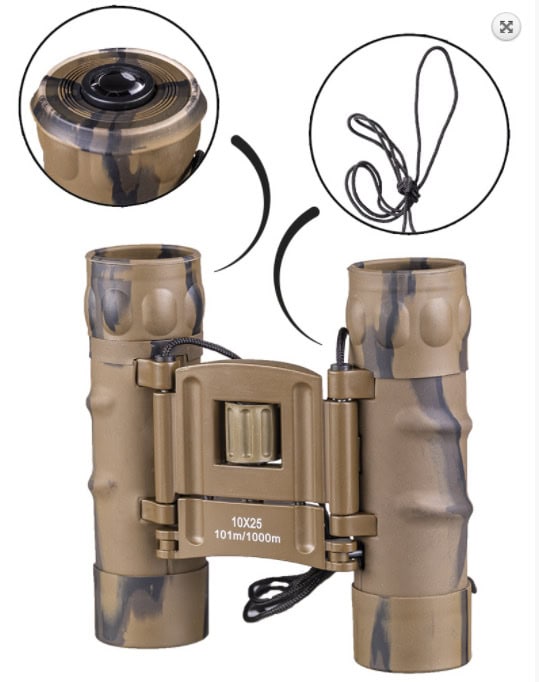 Binoklis Gen II 25x10, desert — Mil-Tec — attēls 2