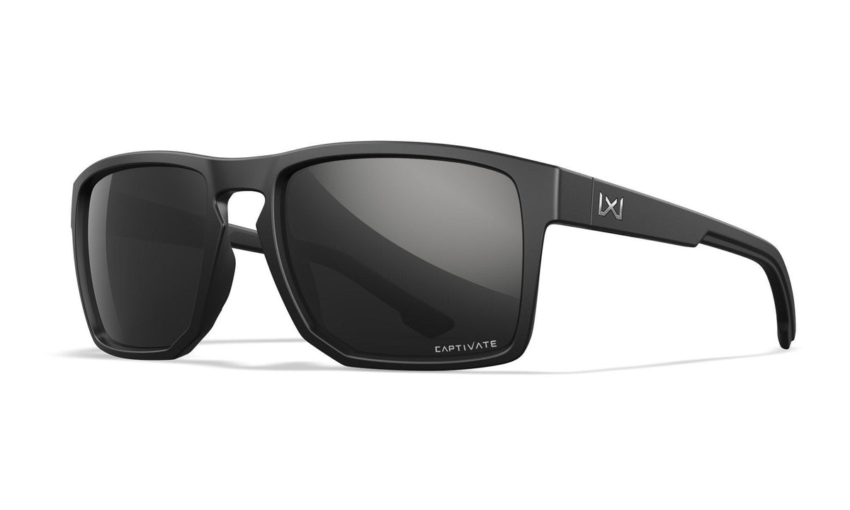 Brilles Wiley X FOUNDER Captivate Polarized Black Mirror Matte Black Frame