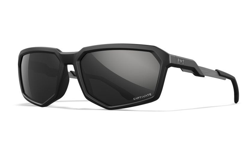 Brilles Wiley X RECON Captivate Polarized Black Mirror Matte Black Frame