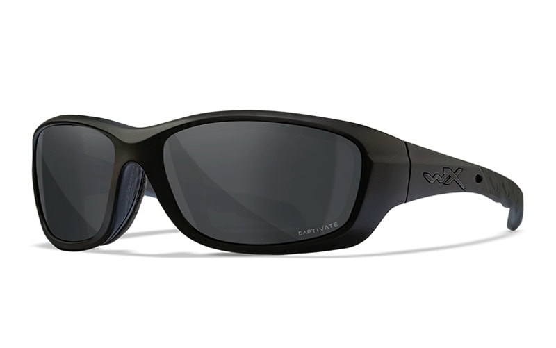 Brilles WileyX GRAVITY Captivate Polarized Smoke Grey Matte Black Frame
