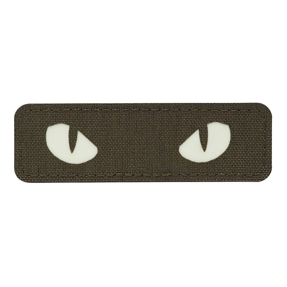 Uzšuve - M-Tac patch Cat Eyes Laser Cut Ranger Green/gid