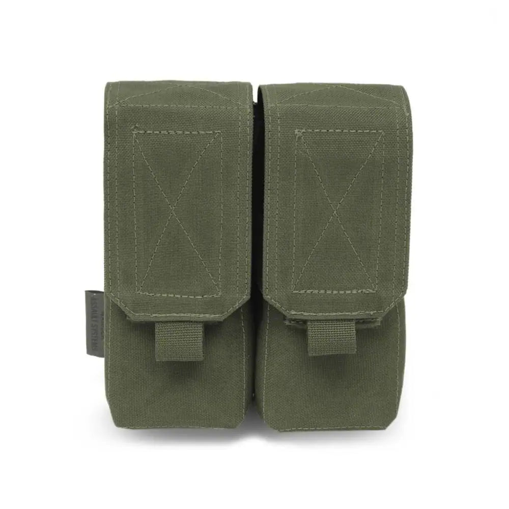 Aptversoma WAS Double M4 5.56mm Mag Pouch/Non Slip Retention Ranger Green