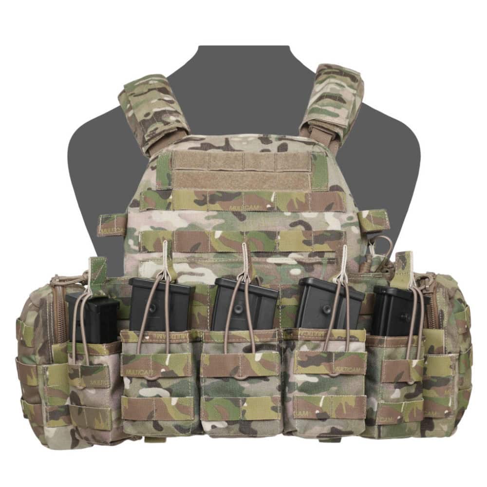Uzkabes komplekts WAS DCS Base with 5xG36 Mag Pouches, 2 Utility Size Medium MultiCam