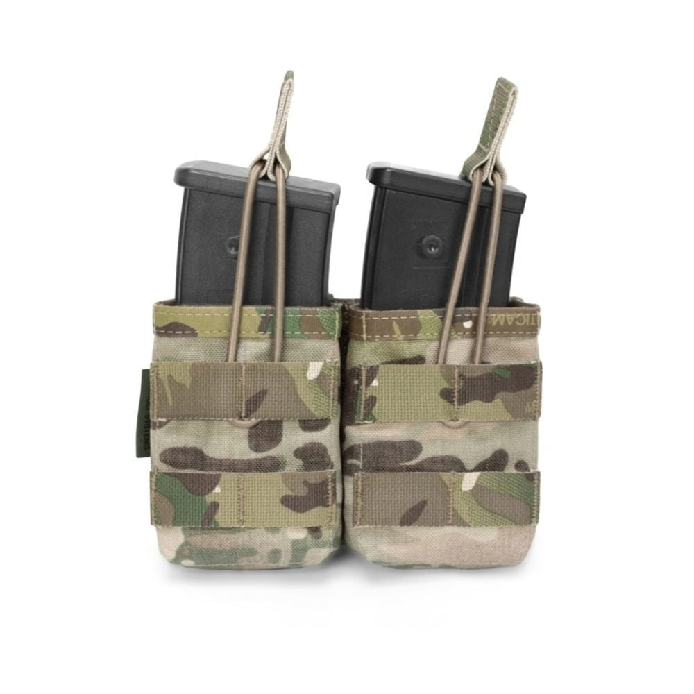 Aptversomas - Double MOLLE Open G36 Mag/Bungee Retention - 2 Mags MultiCam