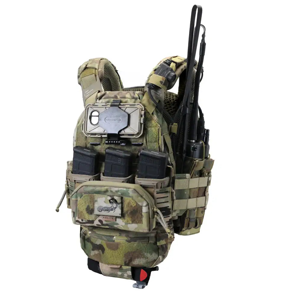 Uzkabes Veste AGILITE K-ZERO Plate Carrier Multicam