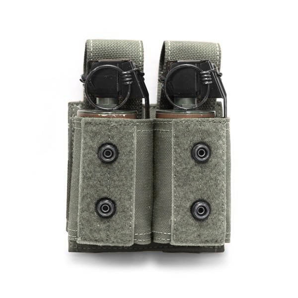 Somiņa WAS Double 40mm Grenade/Small NICO Flash Bang Pouch Ranger Green