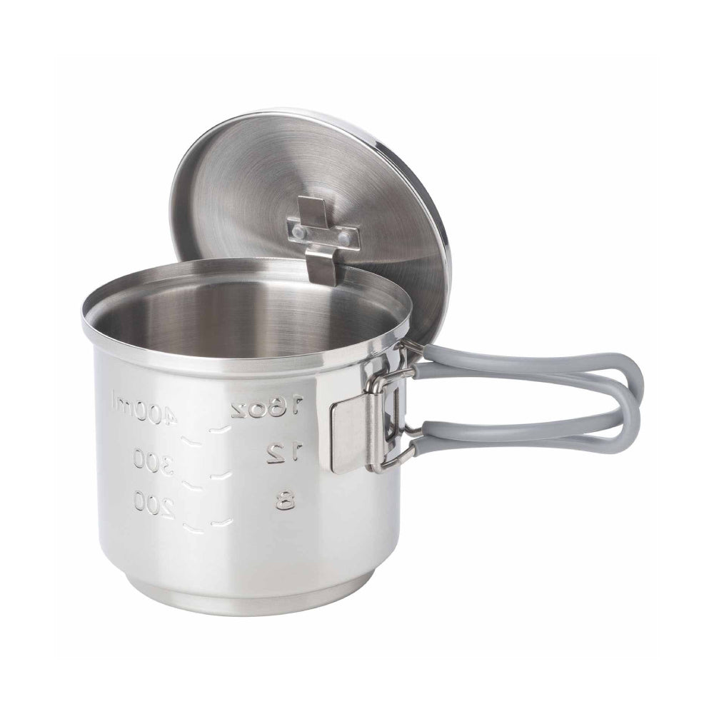 Esbit cietā kurināmā gatavošanas komplekts 585 ml – Stainless Steel