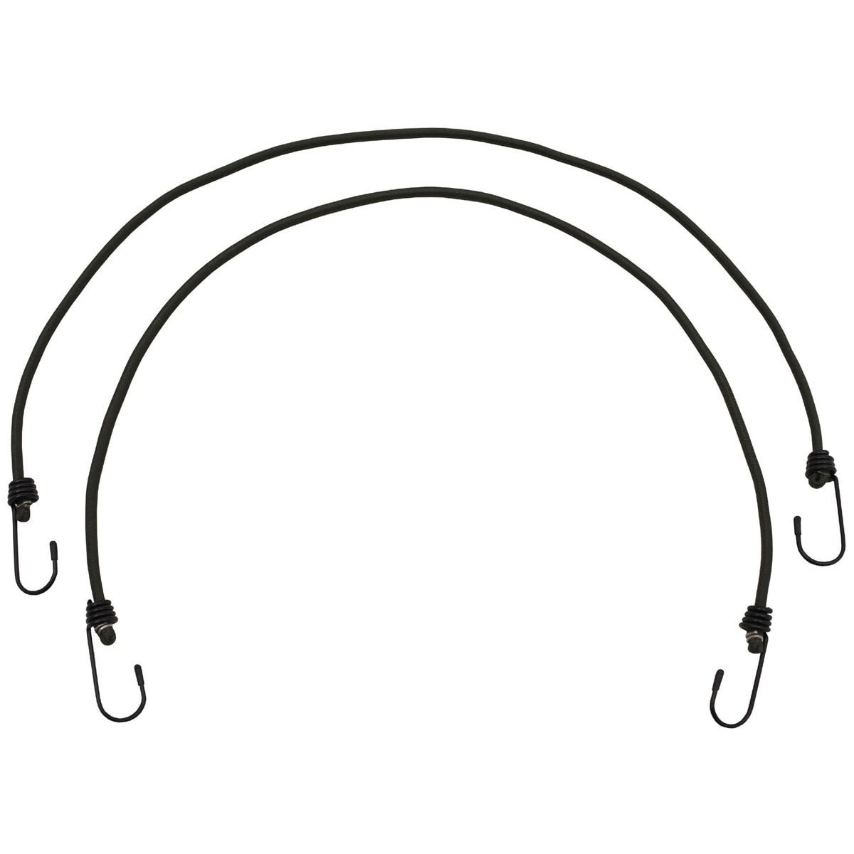 Elastīgās stiprinājuma auklas MFH Olive, 75 cm, 2 gab.