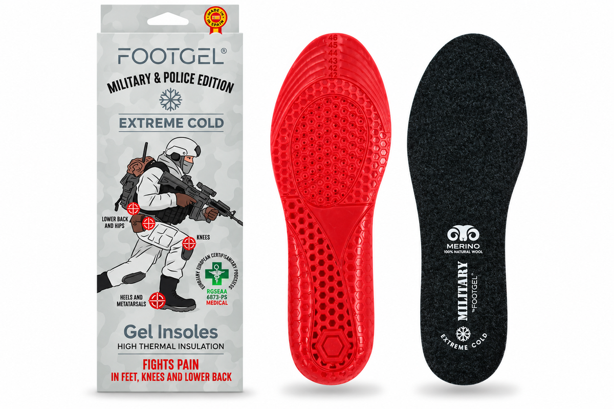 Footgel Military & Police Ziemas Apavu Zolītes