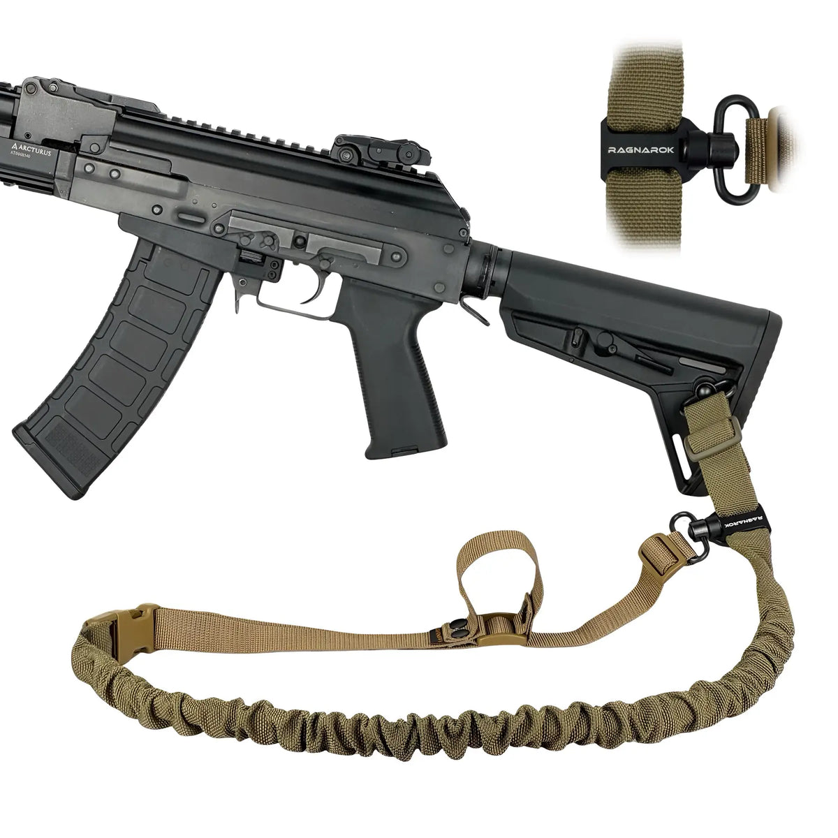 Divu Punktu Ieroču Siksna RAGNAROK Forseti QD Gen II Coyote