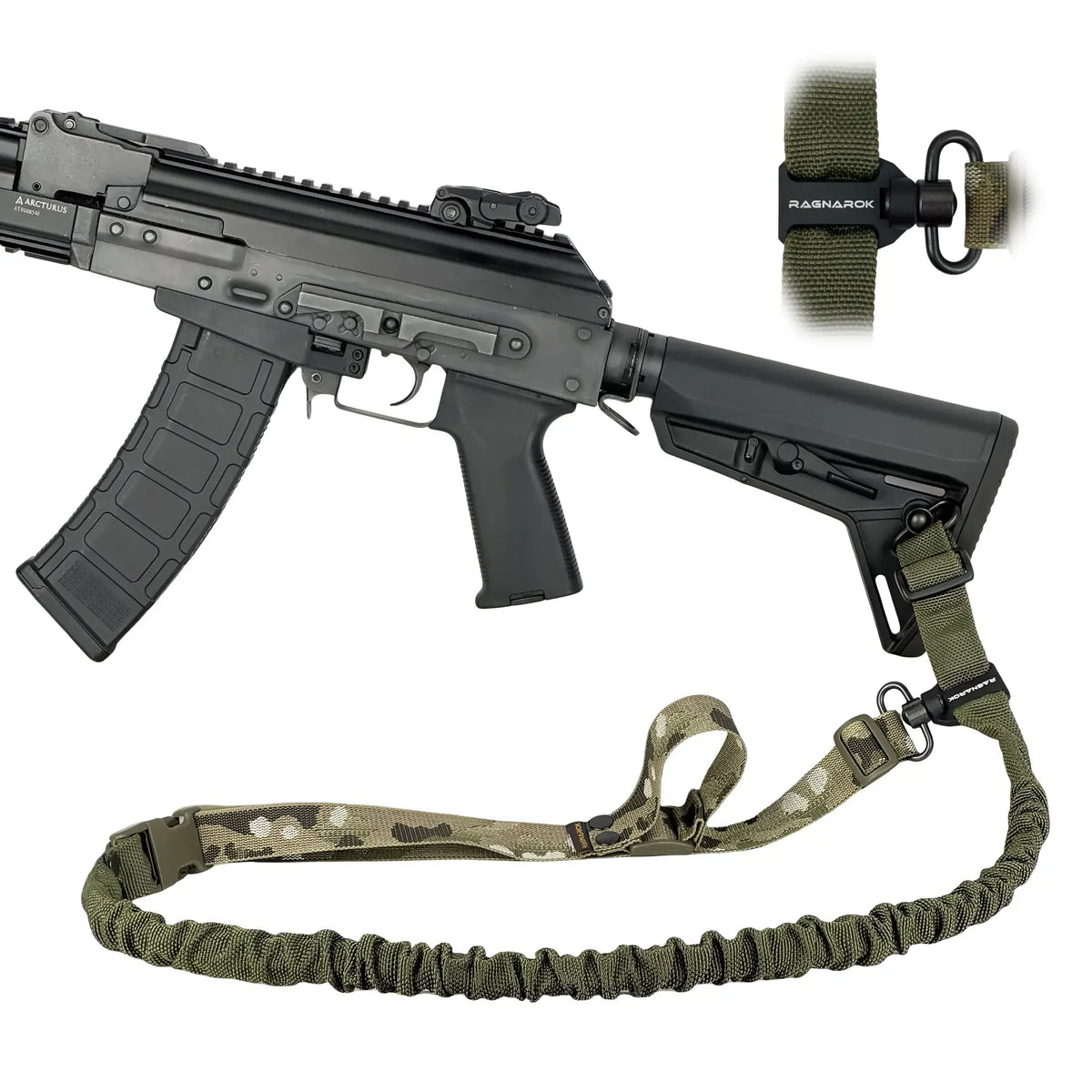 Divu Punktu Ieroču Siksna RAGNAROK Forseti QD Gen II Multicam