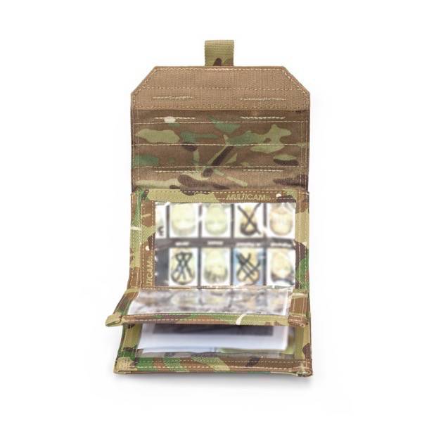 Somiņa WAS Forward Opening Admin Pouch MultiCam