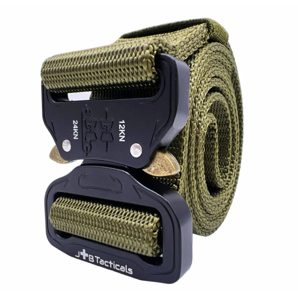 JB Tacticals Military Survival Tactical Belt JB-01 Green
