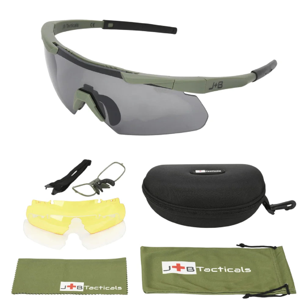 JB Tacticals Taktiskās brilles JB-01 Green