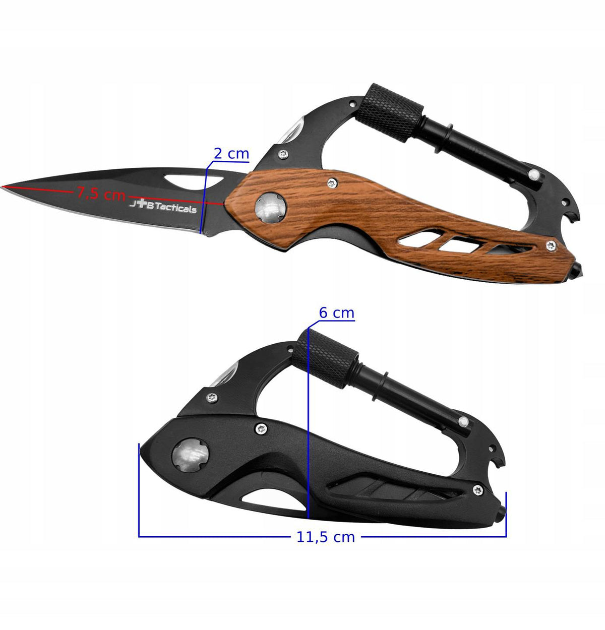 JB Tacticals Multitool 6in1 JB-05 Brown