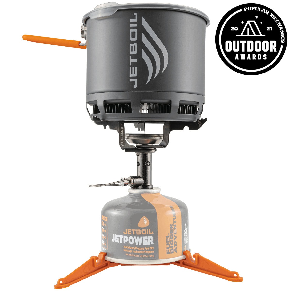 Jetboil STASH stove kit, Tūristu plītiņas komplekts — Plītiņas & gāzes baloniņi
