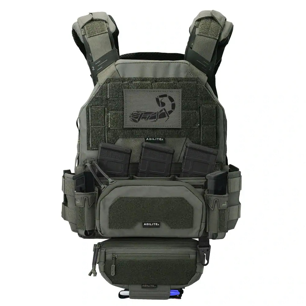 Uzkabes Veste Agilite K-ZERO Plate Carrier Ranger Green