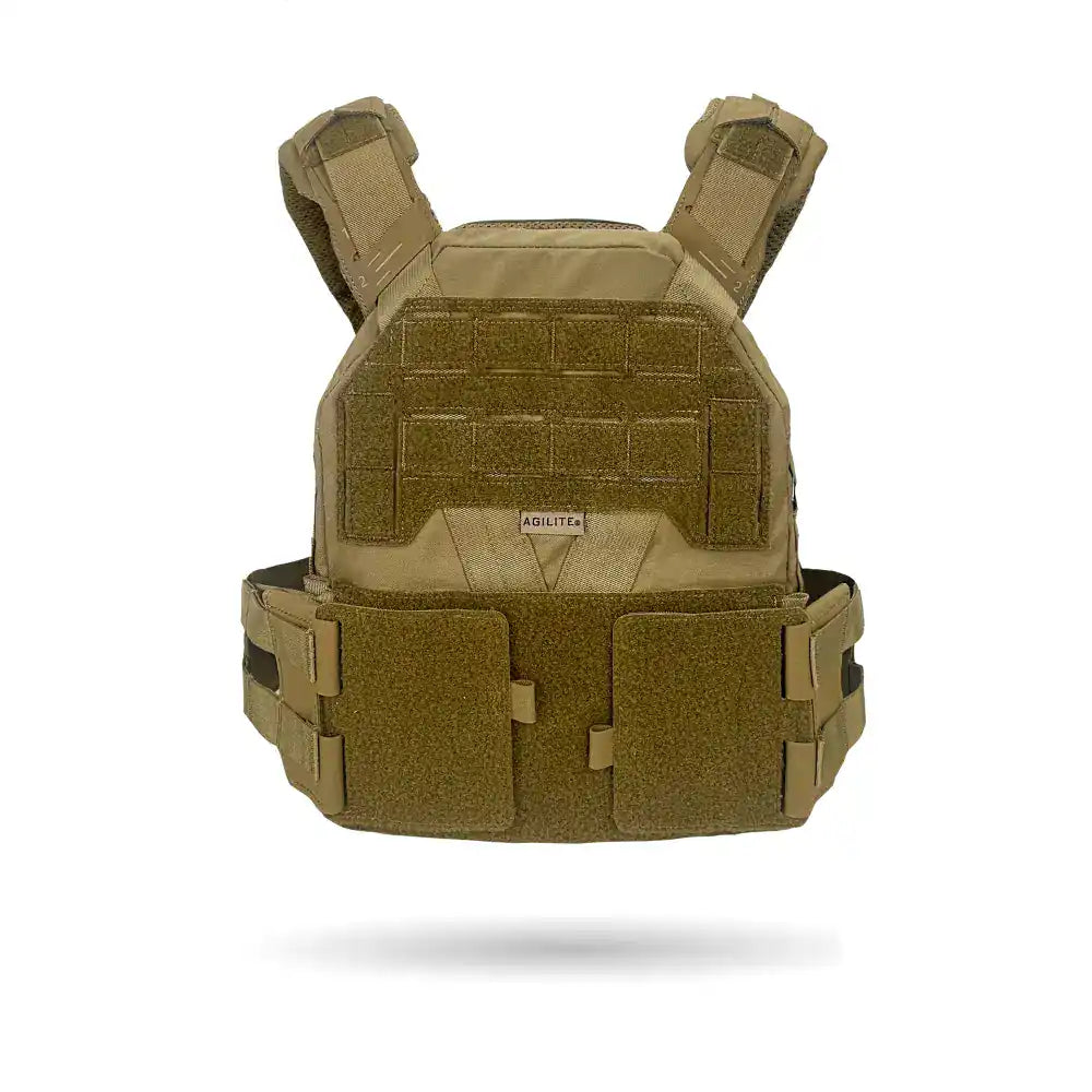Uzkabes Veste AGILITE K-ZERO Plate Carrier Coyote Brown