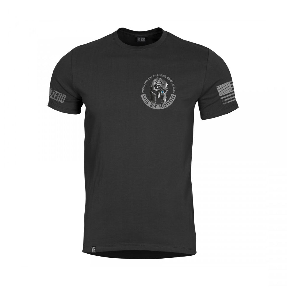 Pentagon T-krekls Ageron Vis Et Honor – melns