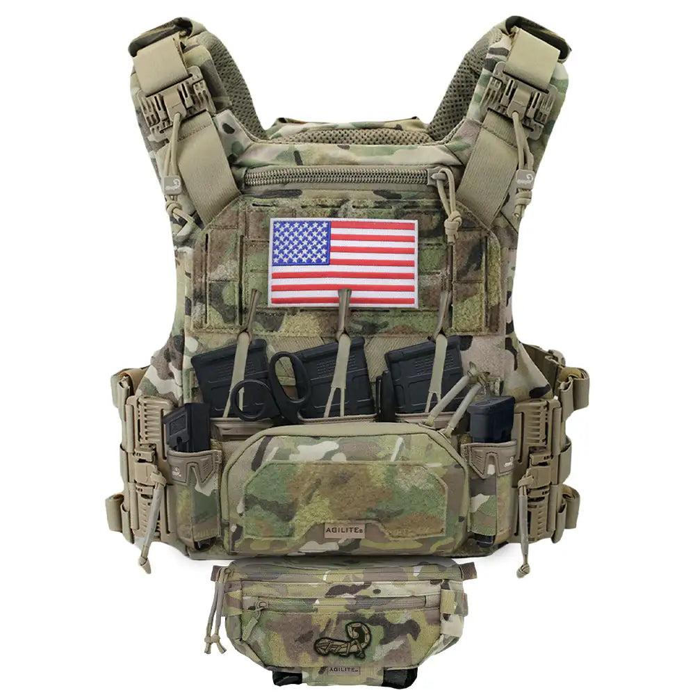 Uzkabes veste - Agilite K19 Plate Carrier 3.0, Multicam