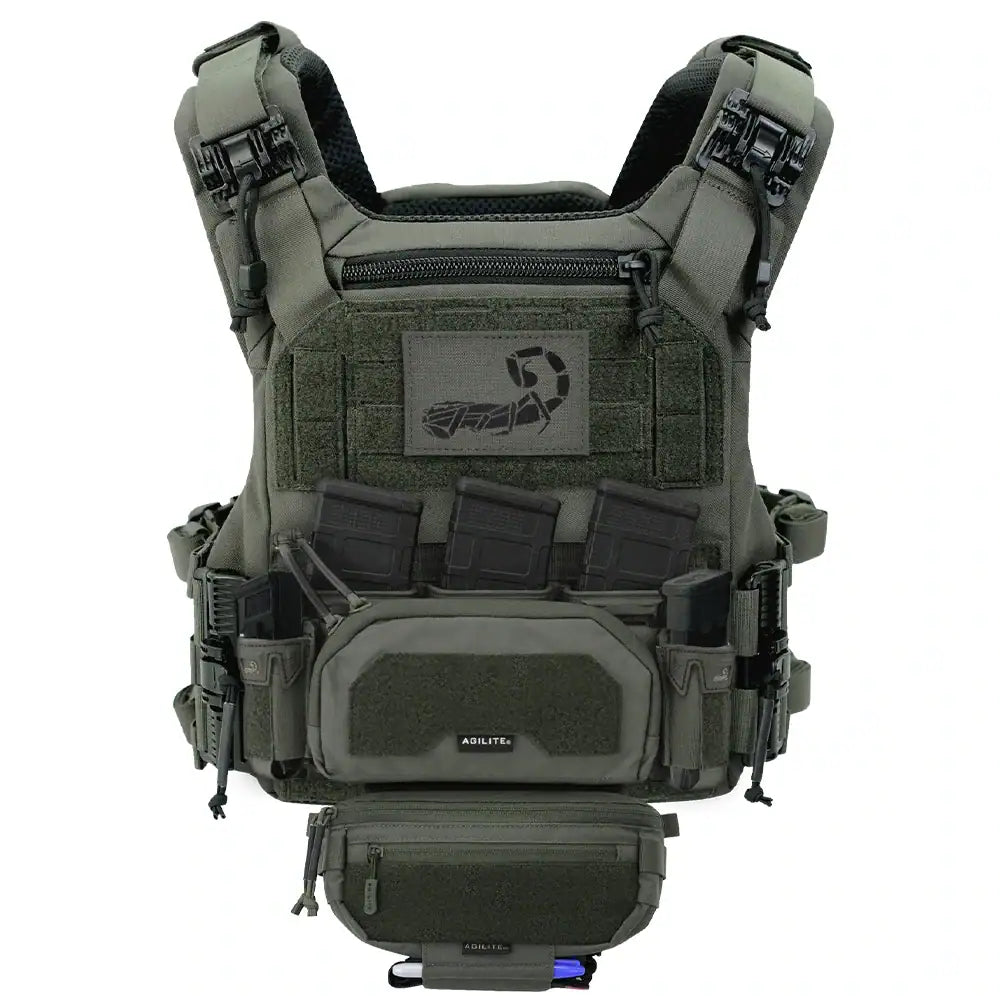 Uzkabes veste - Agilite K19 Plate Carrier 3.0, Ranger Green