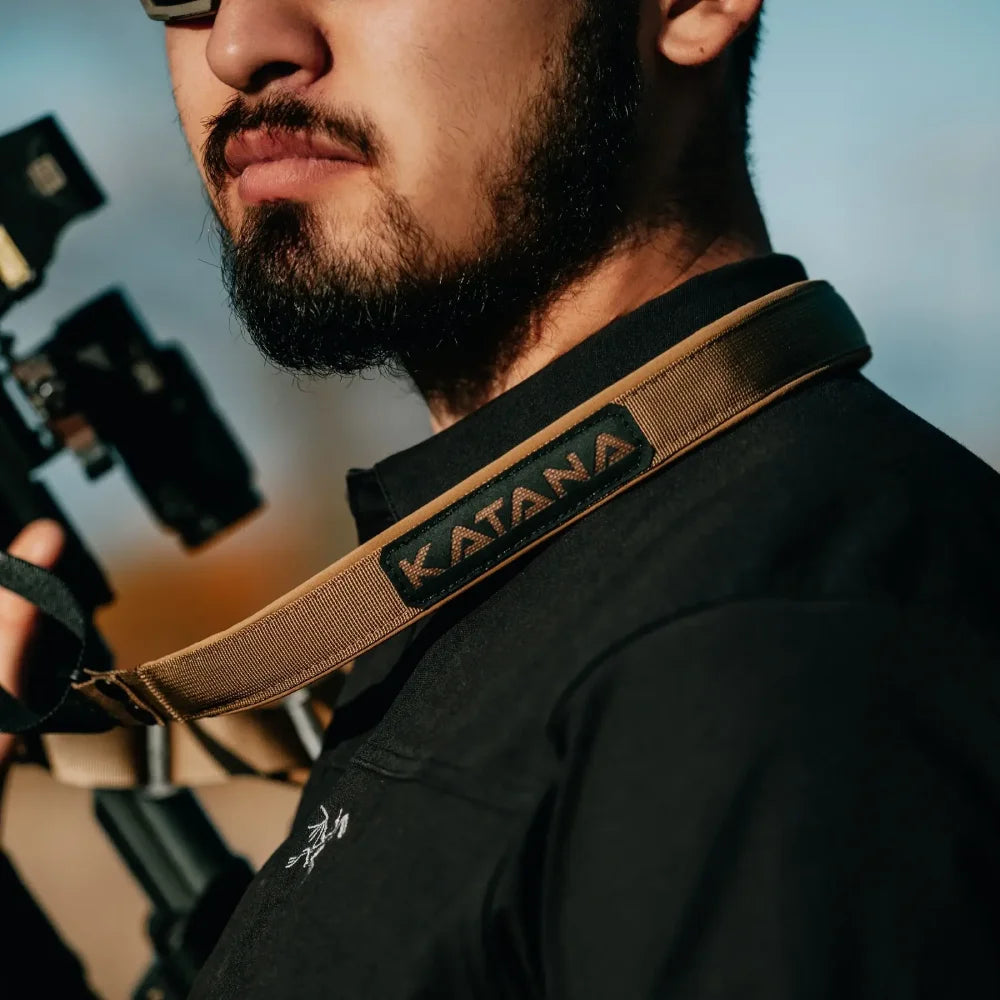 Divu Punktu Ieroču Siksna RAGNAROK Katana Ar Karabīni Coyote/Black — attēls 14