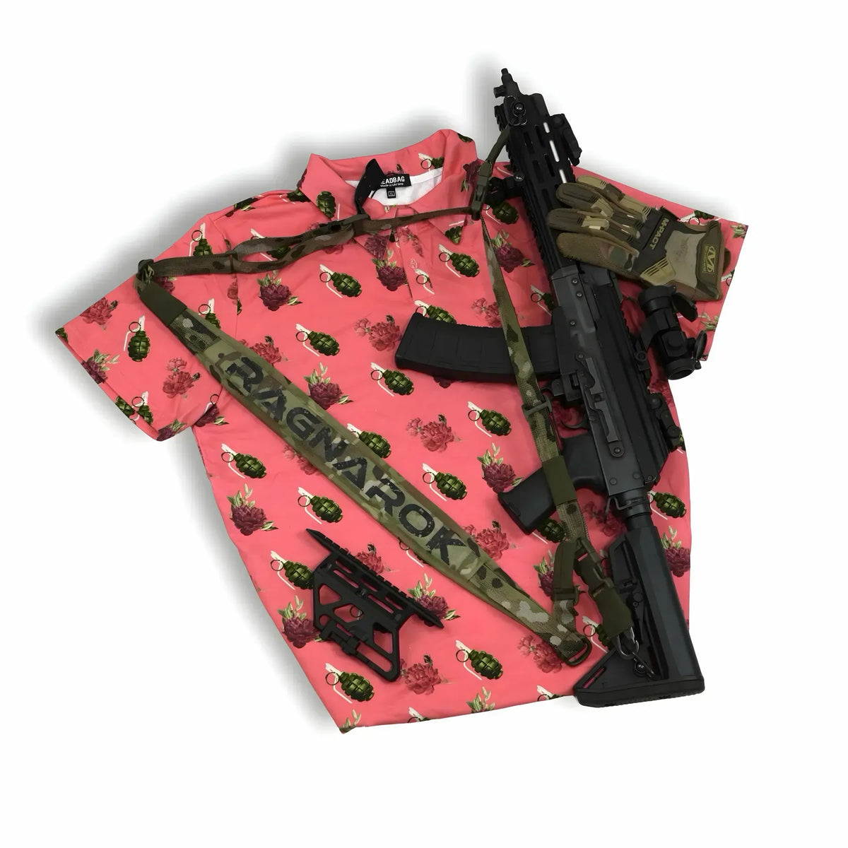 Trīs Punktu Polsterēta Ieroča Siksna RAGNAROK Kraken QD Gen II Multicam — attēls 12