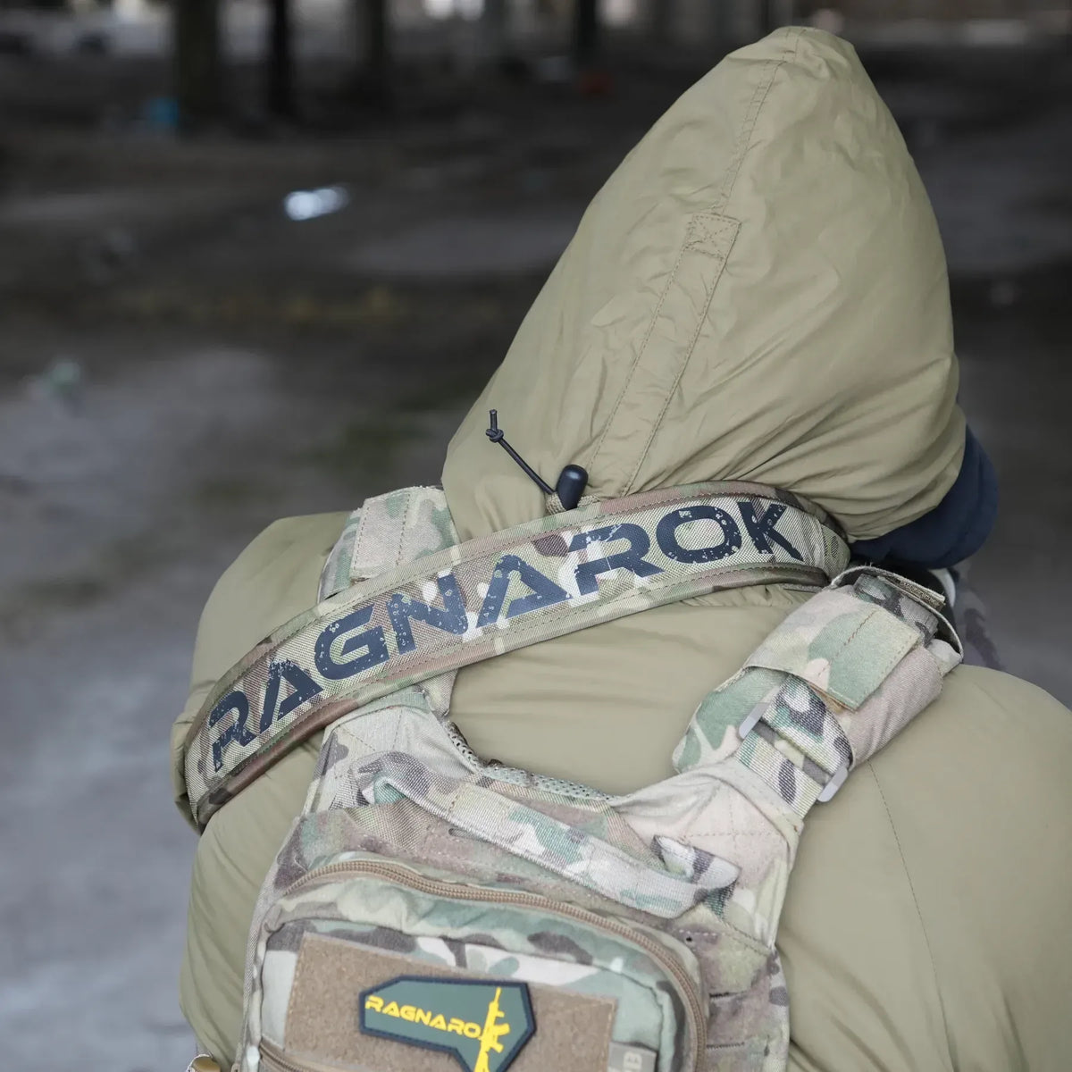 Trīs Punktu Polsterētā Ieroča Siksna RAGNAROK Kraken QD Multicam — attēls 5