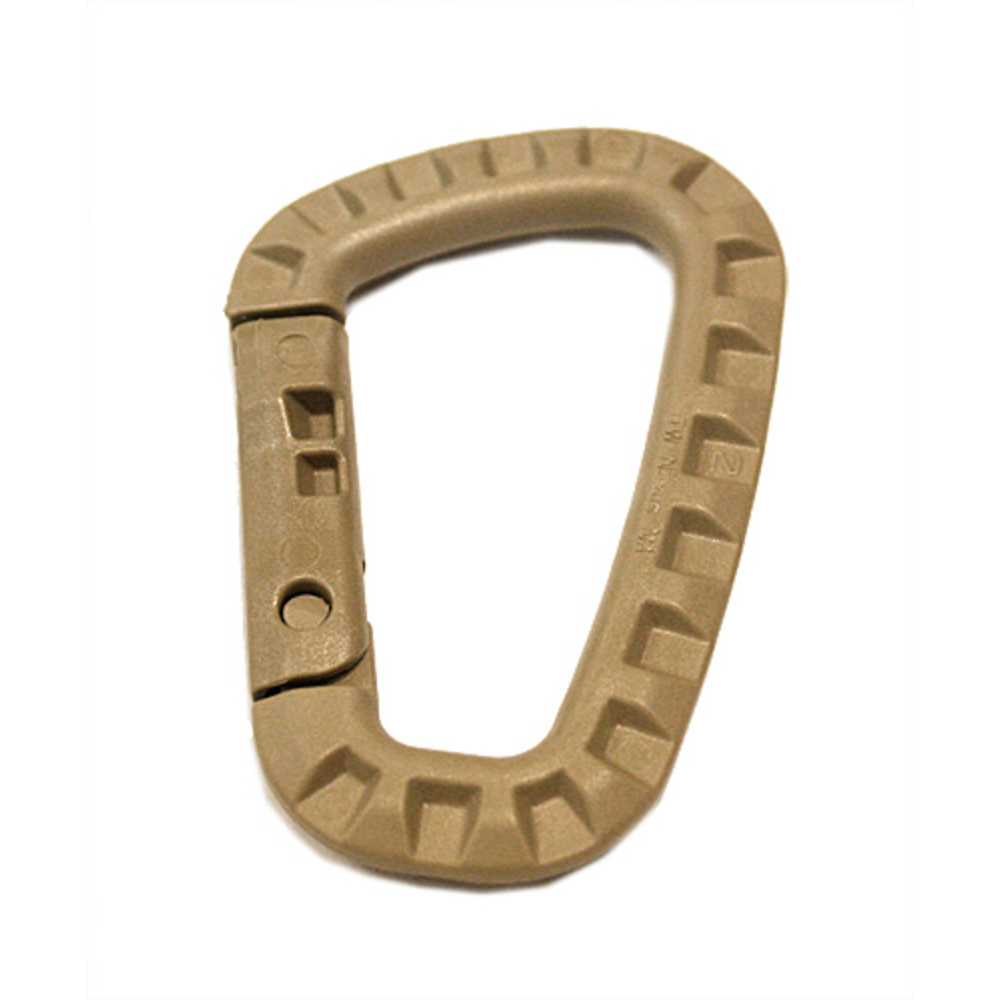 Karabīne VANOS PVC Carabiner Coyote
