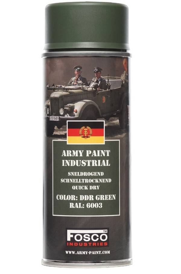Krāsas Baloniņš FOSCO Army Paint 400ml DDR Green