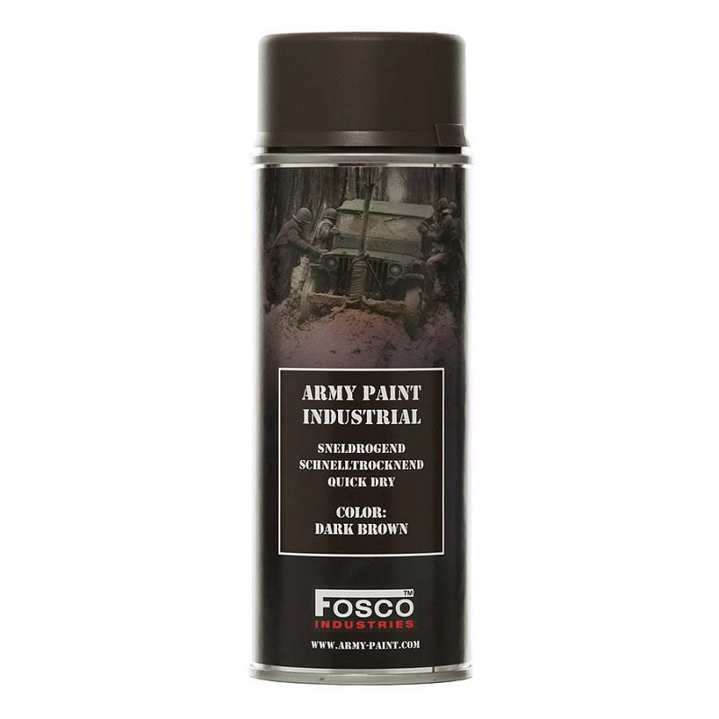 Krāsas Baloniņš  FOSCO Army Paint 400ml Dark Brown