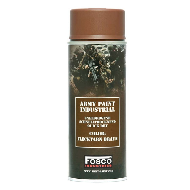 Krāsas Baloniņš FOSCO Army Paint 400ml Flecktarn Brown