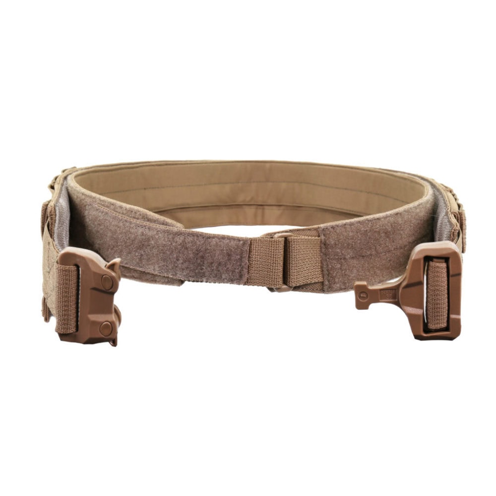 Uzkabes Josta WAS Low Profile MOLLE Belt Coyote Tan XL With Plastic Cobra Webbing Belt