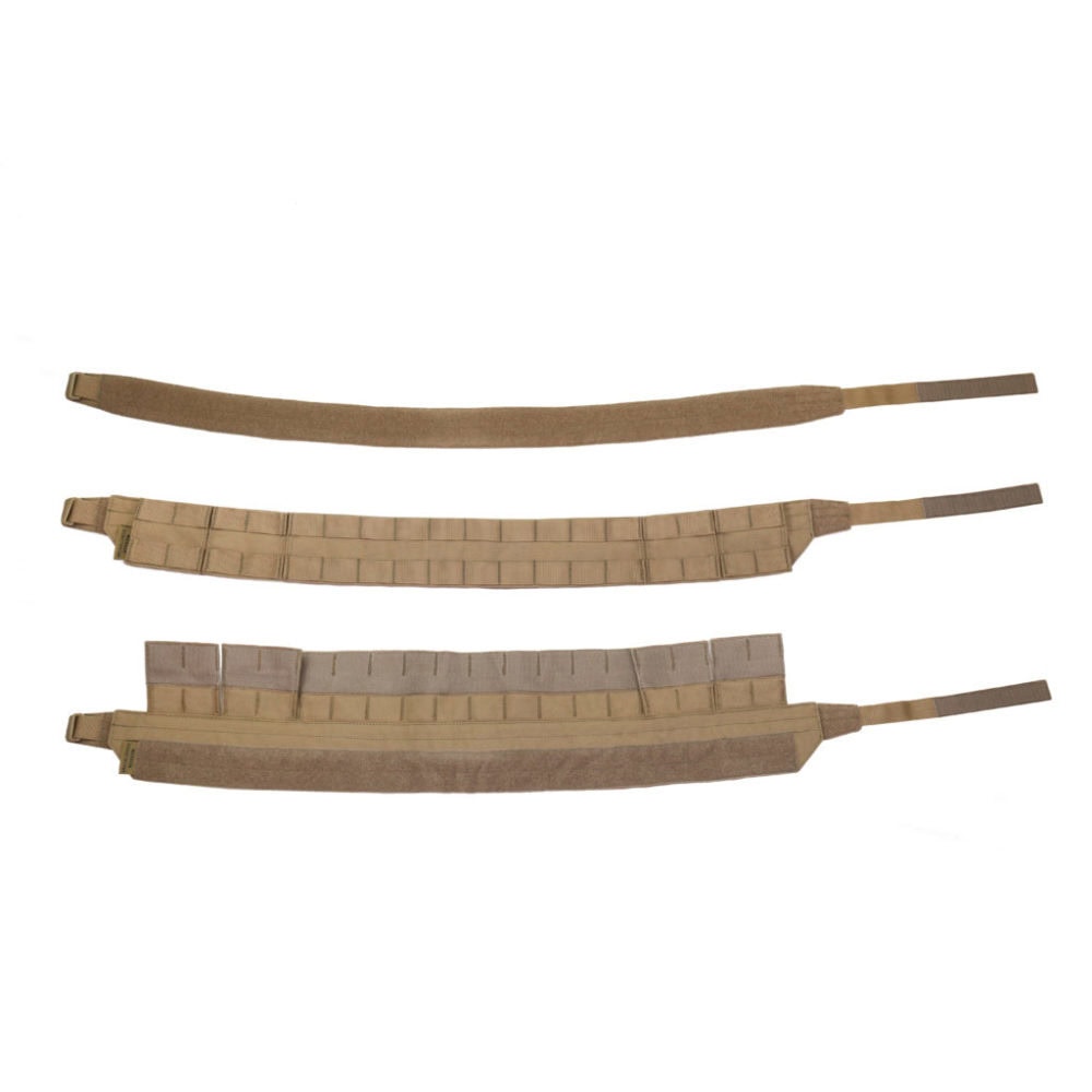 Uzkabes Josta WAS Low Profile MOLLE Belt Coyote Tan XL With Plastic Cobra Webbing Belt