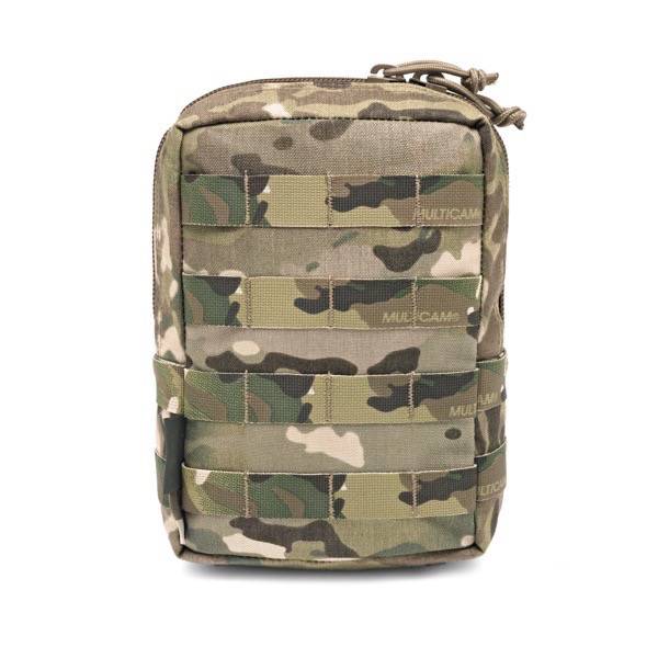 Somiņa WAS Large Utility MOLLE Pouch Zipped Multicam
