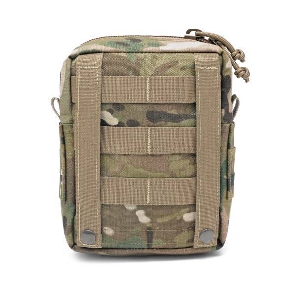 Somiņa WAS Large Utility MOLLE Pouch Zipped Multicam