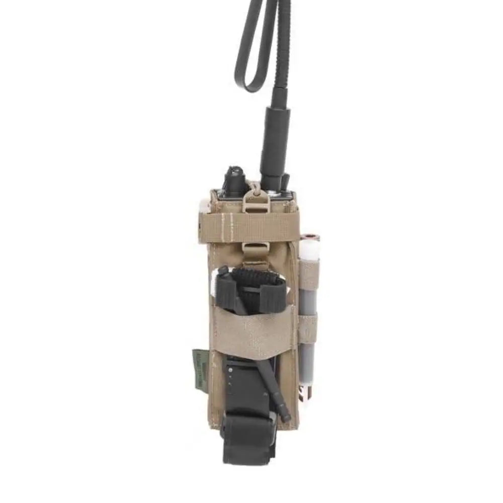 Rācijas Soma WAS Front Opening MBITR Radio Pouch Gen 2 Coyote