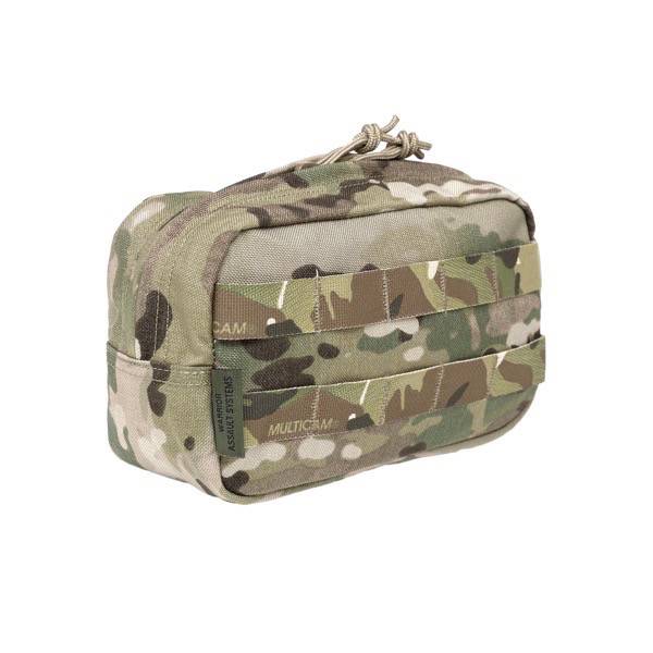 Somiņa WAS Medium Horizontal MOLLE Pouch Zipped MultiCam