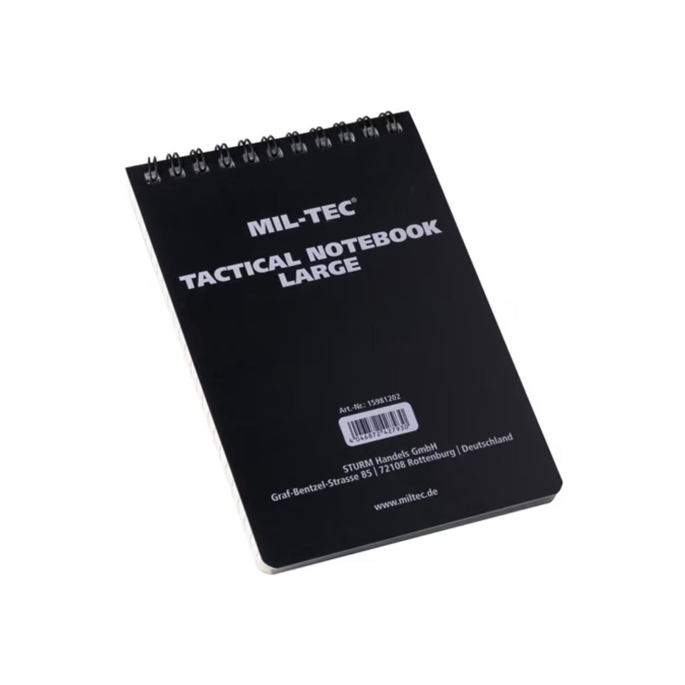 Ūdens Izturīgs Blociņš MIL-TEC Tactical Waterproof Notebook Small Black — attēls 2